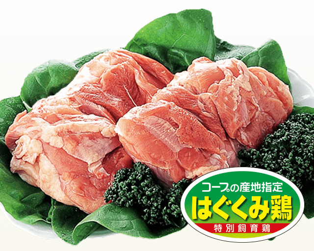塩・コショウ&じっくりソテーで実力発揮! コープの産地指定 はぐくみ鶏 本当に肉が甘く、臭みがない。他店のものは食べられません。(希望をもってさん)